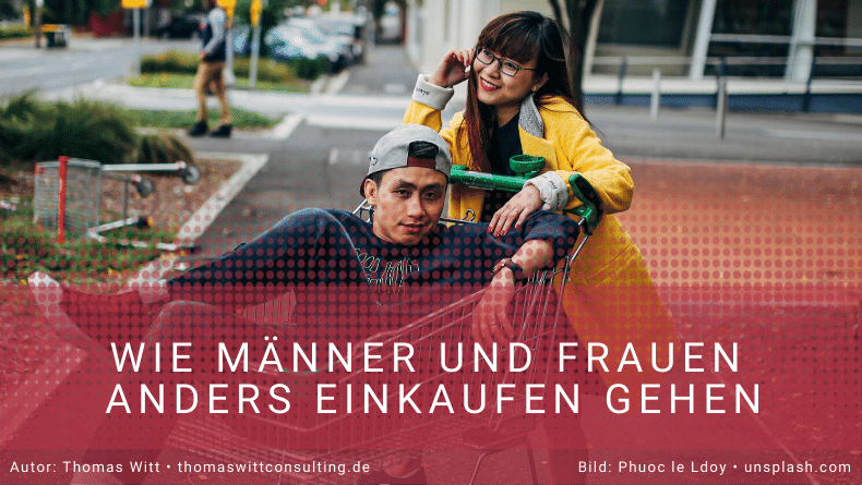 Wie Männer und Frauen anders einkaufen gehen